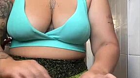 i'm wearin this super tight shorts that hug my curves just right showin off every inch in public