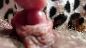 Big Clit Pulses in Extreme Closeup Orgasm