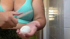 i'm wearin this super tight shorts that hug my curves just right showin off every inch in public