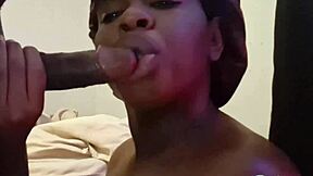 I kept sucking desperately until hot cum filled my mouth