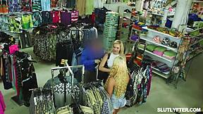 i catch megan maiden stealing then officer stepbro fucks her big tits doggystyle