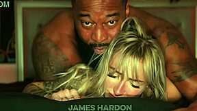 blonde hotwife craves bbc breeding but will it take? interracial bareback closeup