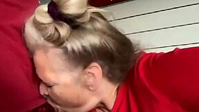 Mature Milf Devours Best Friend's Massive Cock Hungrily