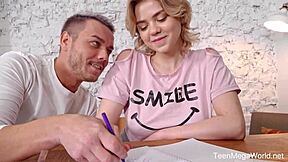 bella breeze begs you grab her big tits while riding hard to cum