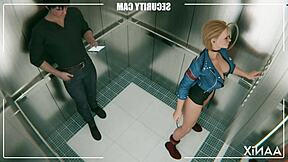 I BEGGED A HOT STRANGER TO POUND MY ASS RAW RIGHT IN THE ELEVATOR POV FIGHT FOR FUCK!