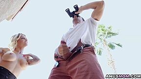 Synthia fixx offers tight milf asshole to husband. No more thoughts of girl next door