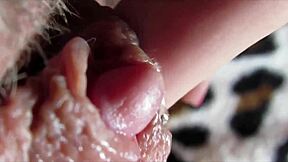Big Clit Pulses in Extreme Closeup Orgasm