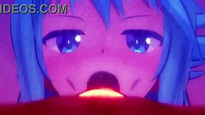Konosuba Aqua Glory Hole Sucking
