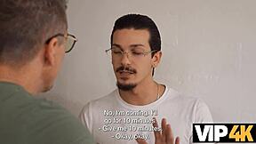 Vip4k Bimbo Blonde Cheats with Old Man in Shaved Pussy Bang