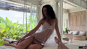 skinny anal fairy slut takes cock bent over cowgirl rides with foot fetish cum covered