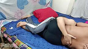 desi college girl rides boyfriend cowgirl in dorm after dirty talk