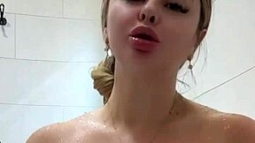 curvy milf wife with huge natural tits masturbates craving two cocks