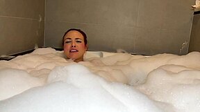 Delicious Nicole Romanhoff's Natural Latina Tits in Hydro Fuck!
