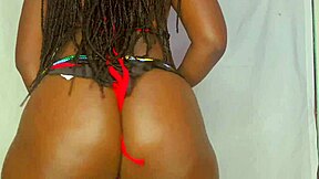 Big booty ebony nurse dances sensually then strips naked in hospital