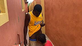 naija pornstar takes rough outdoor monster cock spanking and squirting quickie