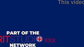 Submissive teen swallows cum from bowl after deepthroat gloryhole