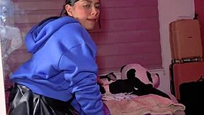 so after uni my cute colombian roommate finally lets me fuck her tight pussy in pov