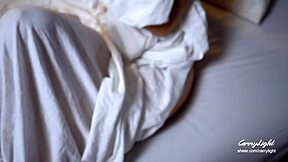 stepson tricks milf stepmom awake with hard cock pretending it's stepdad's