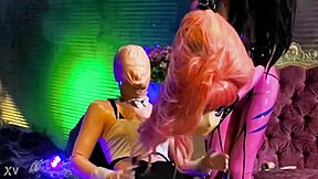 kigurumi rubber doll bound tight in latex – wanna fuck this doll?