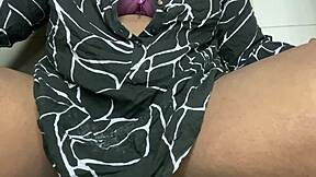 horny exotic indian booby girl moans hard while fingering her squirting pussy!