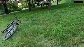Two Cute Brunette Girlfriends Flash Tits for Outdoor Lesbian Lick and Fuck