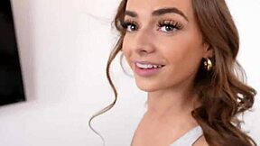 Creampie petite 100lb skinny teen Nikki Nicole 60fps POV