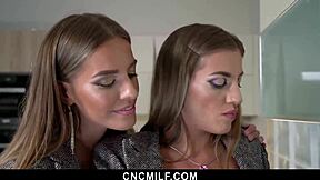 Two Horny Stepmoms Bend Over for Lucky Sons' Hard Cocks!