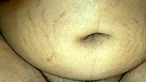 Curvy ebony milf masturbates hairy wet pussy on webcam