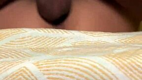 corny boyfriend films huge black cock pumping cum deep in wife's tight pussy