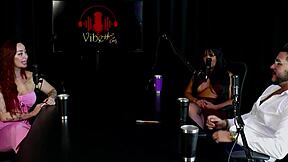 brazilian swinger couple cherie bares tattoos in see-through for naughty casting interview toys group sex part 2