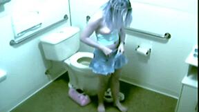 Hot Blonde Masturbates Hard Fingering Pussy Caught on Hidden Office Cam