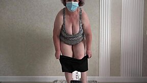 feeling so sexy trying panties for lover big ass mature wife records it all