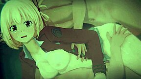 Lycoris recoil chisato bound bukkake blowbang anal dp hentai scandal 4k