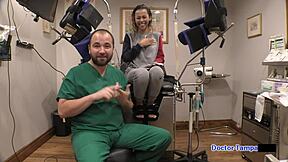 i'm kalani luana the humiliated latina patient failing dr tampa's exam in latex
