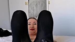 party girl in tights skips panties for wild sex reveal