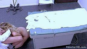 Horny doctor gropes my tits then fucks