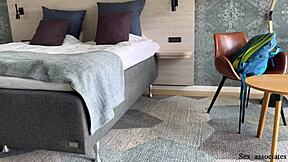 stepmom begs no anal but stepson fills her with first creampie on bed