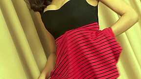 oh god that sexy ladyboy strokes cock for cum on tits
