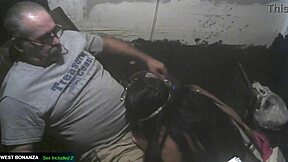 STRIPPER GERALDINE DEEPTHROATS COCK IN DEEJAY BOOTH