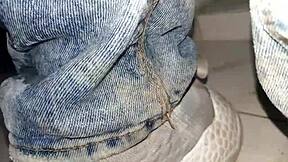 wet pants diaper soak leads to two rainy night orgasms with strokes