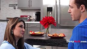 stepmom and i dare hardcore fuck on desk while stepdad watches vr oblivious