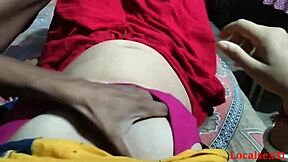 desi village wife rides boyfriend's cock hard at ranch