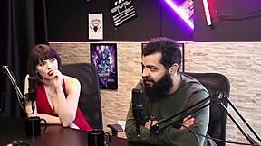 Lady Snow and Lord Kenobi's hottest sensual cast moments, sheer red lingerie domination!