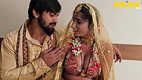 new bride bhabhi gets hardcore fucked by husband on wedding night