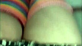 friend dresses as woman and fucks brunette latina big ass