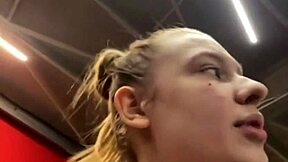 TEEN WORKOUT TURNS GYM FUCK ORGY CUM!