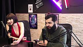 Lady Snow and Lord Kenobi's hottest sensual cast moments, sheer red lingerie domination!