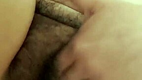 Mature milf spreads fat hairy pussy wide while pissing outdoors