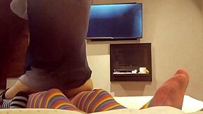 friend dresses as woman and fucks brunette latina big ass