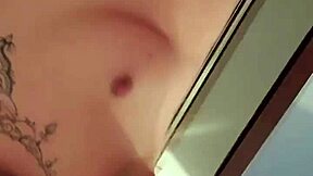 belle petite emy angel plays with her sexy shaved pussy up close